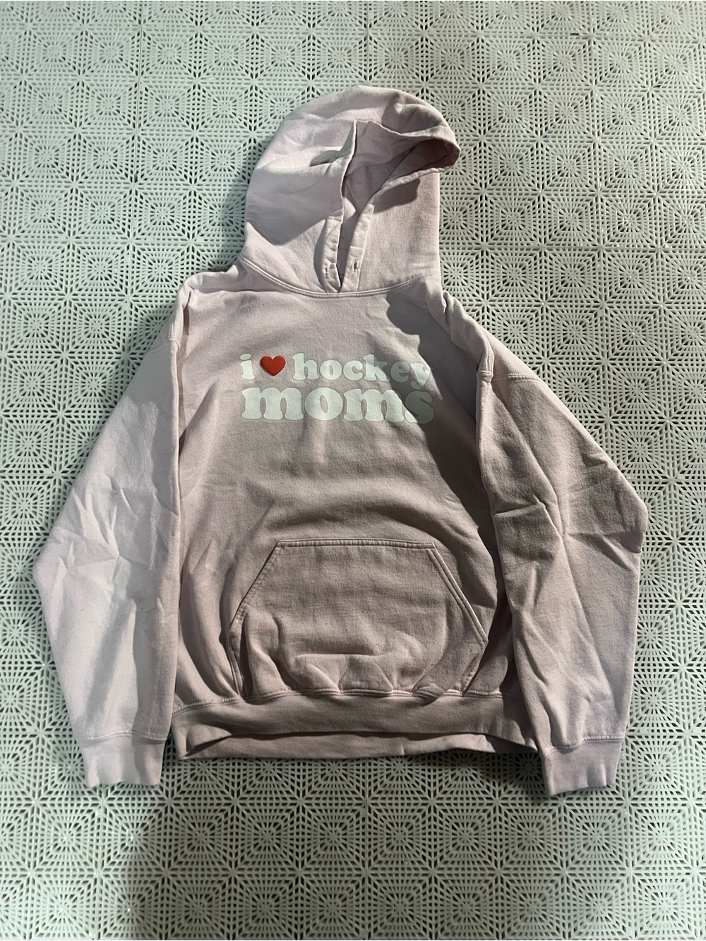 Unbranded Men's Hooded Sweatshirt - Light Pink